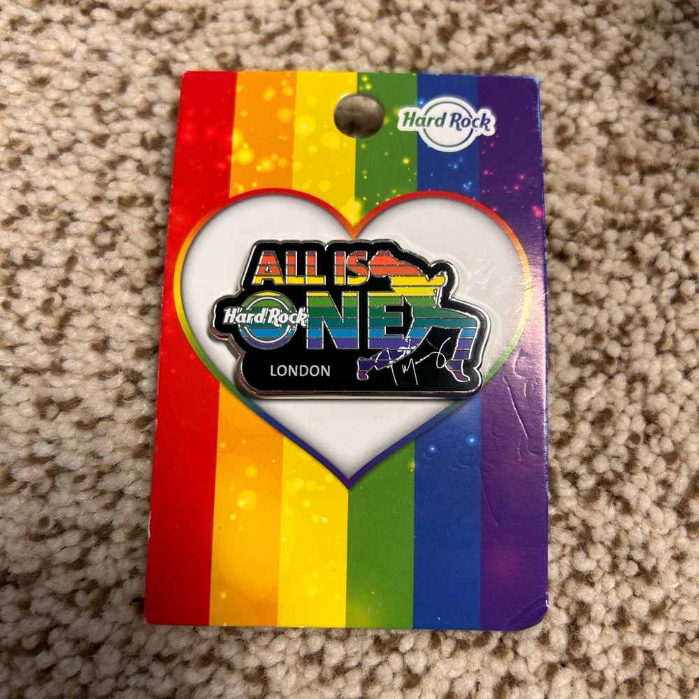 2019 Hard Rock Cafe London Pride Freddie Mercury All is One Pin